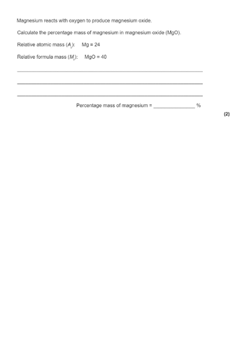 Solutions and concentrations A LEVEL