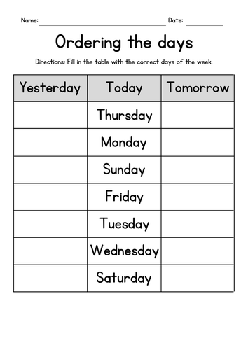 days-of-the-week-worksheets-teaching-resources