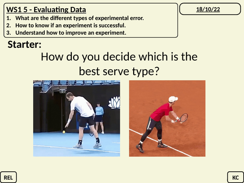 Ks3 Working Scientifically Ws1 5 Evaluating Data Lesson Bundle