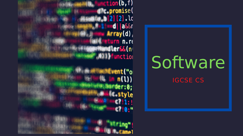 CS Fundamentals - Software | Teaching Resources