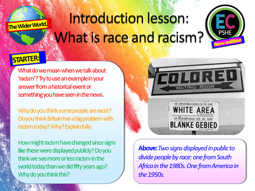 Racism + Discrimination PSHE | Teaching Resources