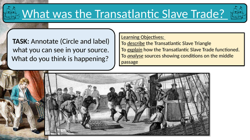 transatlantic slave trade assignment