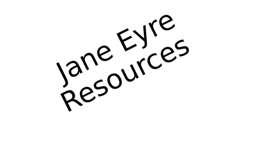 Jane Eyre Starters