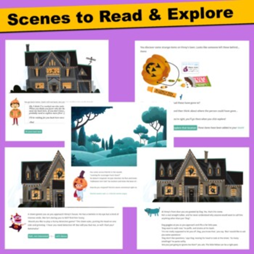 Halloween Escape Room Online Inference FREE DEMO Teaching Resources