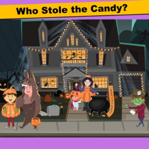 Halloween Escape Room Online Inference FREE DEMO Teaching Resources