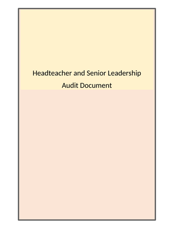 headteacher-and-senior-leader-audit-document-teaching-resources