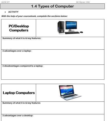 Cambridge IGCSE ICT Chapter 1-3 Types of Components and Hardware (FULL ...