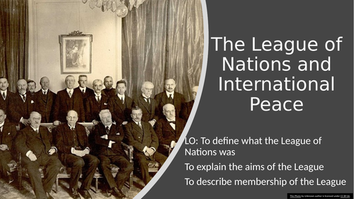 Inter War Years 19181939 League of Nations Teaching Resources