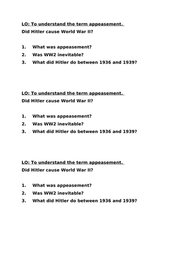 World War II | Teaching Resources