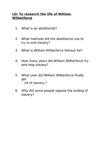 Slavery | Teaching Resources