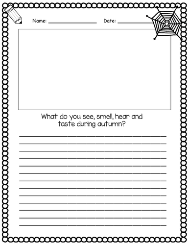 Fall (USA) and autumn (UK) English writing prompts | Teaching Resources