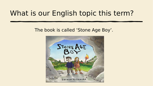 Stone Age Boy | Teaching Resources