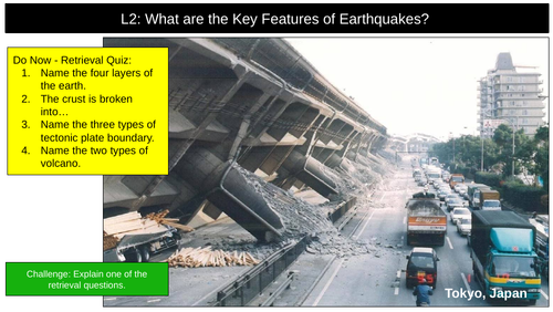 Earthquakes Key Features