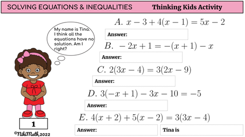 multi-step-equations-inequalities-no-solution-all-real-x-included-thinking-kids-activity