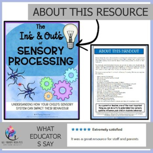 The In's & Out's of Sensory Processing Occupational Therapy Handout