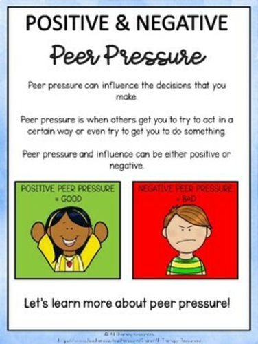 Peer Pressure Lesson Workbook I Red Ribbon Week Teaching Resources 1771