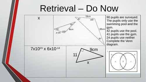 Edexcel Gcse Foundation Unit 19 Congruence Similarity And Vectors Teaching Resources 4363