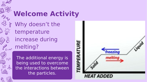 Cambridge iGCSE Chemistry States of Matter | Teaching Resources
