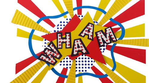 Pop Art Onomatopoeia word | Teaching Resources