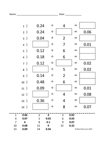 300 Box Maths Worksheets - Add, Subtract, Times, Divide | Teaching ...