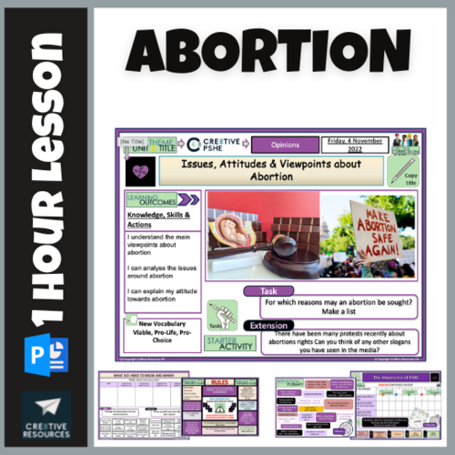 Abortion PSHE | Teaching Resources