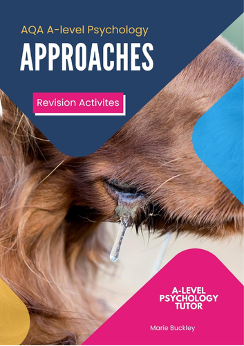Approaches | Revision activity booklet | AQA Psychology | Teaching ...