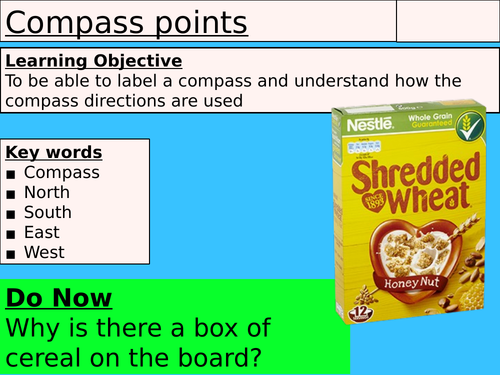 L3 - Compass points slides and resources