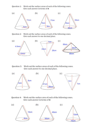 Edexcel GCSE Higher Unit 7 - Area & Volume | Teaching Resources