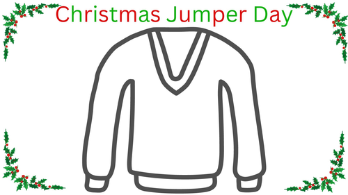 Christmas 2025 jumper template