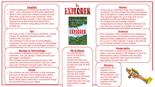 FREE! - The Explorer Teacher Notes KS2, Katherine Rundell