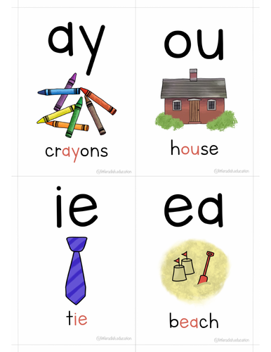 Phonics Phase 5 Cards And Sound Mat Teaching Resources