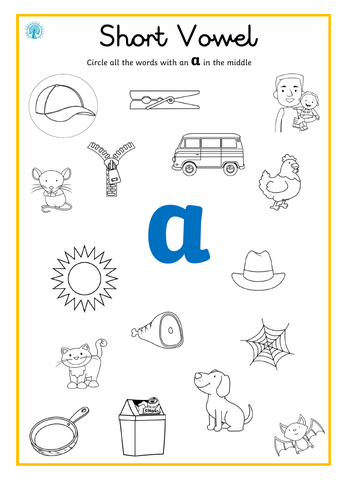 Finding Words Containing Short Vowel Sounds | Teaching Resources