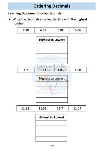 Decimals Workbook - Functional Skills Maths - Entry Level 3 | Teaching ...