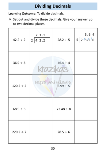 Decimals Workbook - Functional Skills Maths - Entry Level 3 | Teaching ...