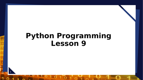 KS3 Computer Science Python Programming Unit Lessons | Teaching Resources