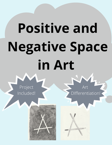 Positive and Negative Space in Art Resource - Primary Secondary Adult ...
