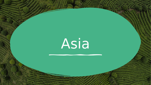 Asia Lesson | Teaching Resources