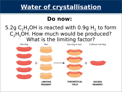 1. Stoichiometry - Pearson IB Chemistry Lesson PowerPoints (whole topic ...