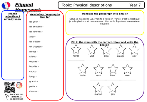 Year 7 French - La Rentrée - Module 1 - Dynamo 1/Studio Access