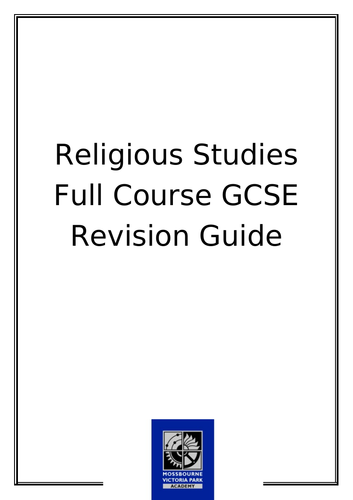 Living the Christian Life revision guide | Teaching Resources