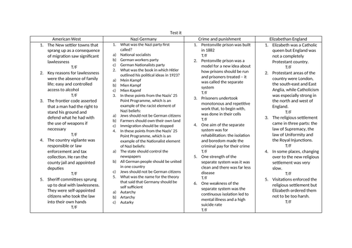 Elizabeth 1558-1588 Edexcel - Complete Lesson 4