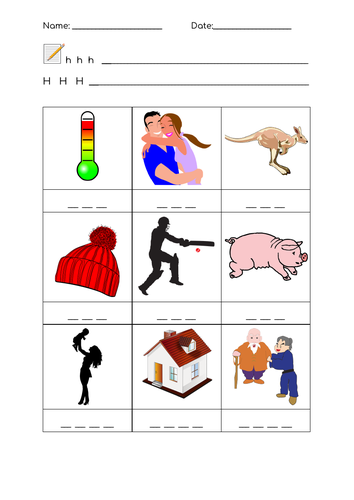 Jolly Phonics Group 2 Slides (PPT) and Worksheets (differentiated)- C K ...