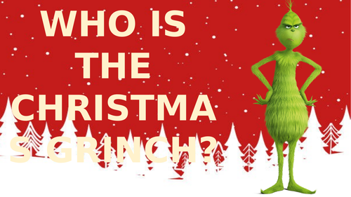 Who is the Christmas Grinch (Maths Puzzle) | Teaching Resources