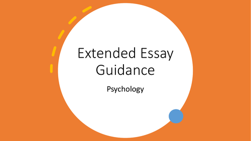 psychology extended essay guide