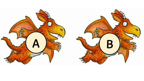 Upper case alphabet on Zog characters | Teaching Resources