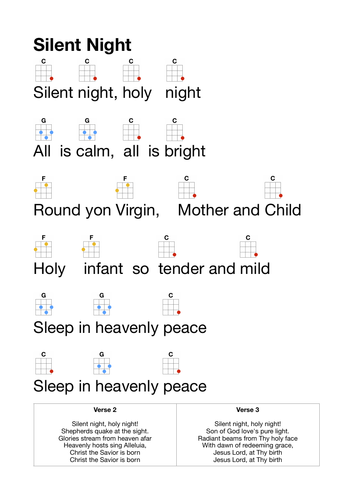 Silent Night (Heavenly Peace) - We The Kingdom Lyrics and Chords