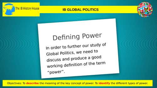 IB Global Politics - Defining Power | Teaching Resources