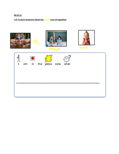 Zones of Regulation - discussing emotions KS1 | Teaching Resources