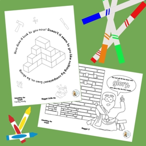 Rebuilding the Temple - Haggai 2 - Kidmin Lesson &amp; Bible Crafts ...