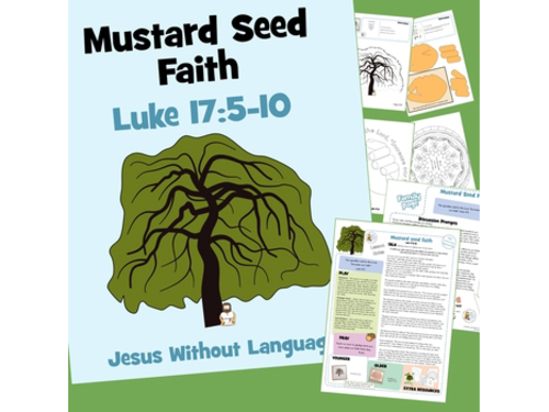 Mustard Seed Faith - Luke 17 - Kidmin Lesson & Bible Crafts | Teaching ...
